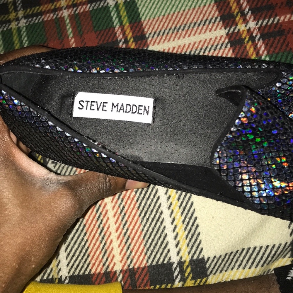 Steve Madden slip-on snake scale printed sneakers